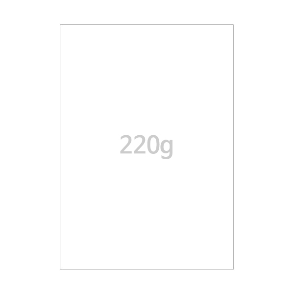 무지 상장용지 220g A4 백상지 10매
