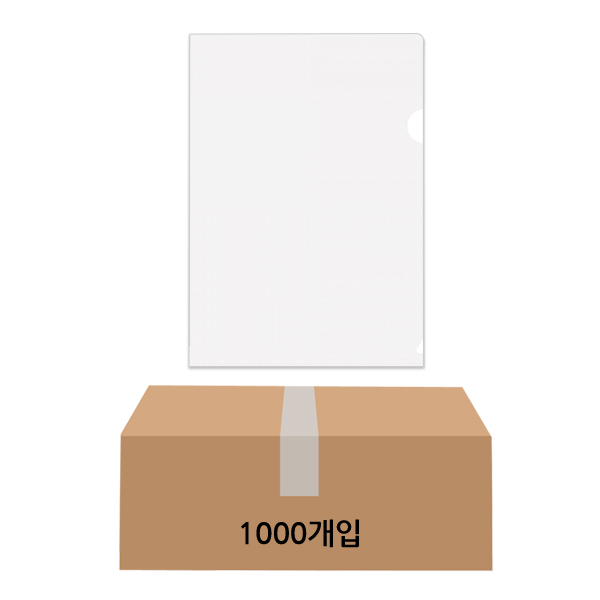   L홀더 화일 1000ea(1박스) 투명