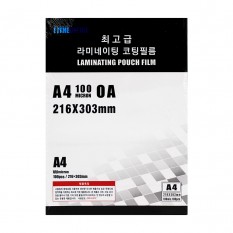 문구조아 기계코팅지 A4 100mic 100매