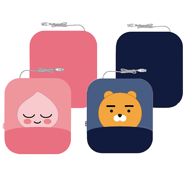 카카오프렌즈 USB온열 발쿠션
