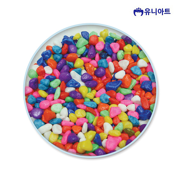 유니아트 3000 칼라자갈 혼합