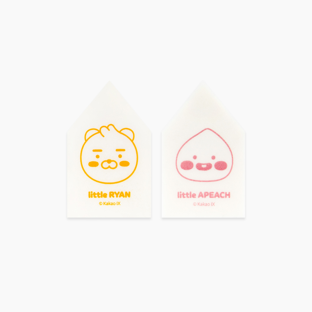 카카오 프렌즈 뷰티 조각 스펀지 퍼프 6P