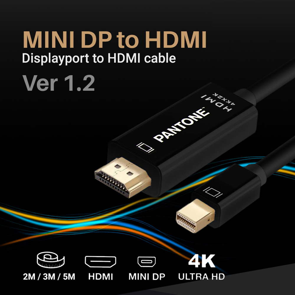 팬톤 MINI DP TO HDMI 케이블 4K 3.0M
