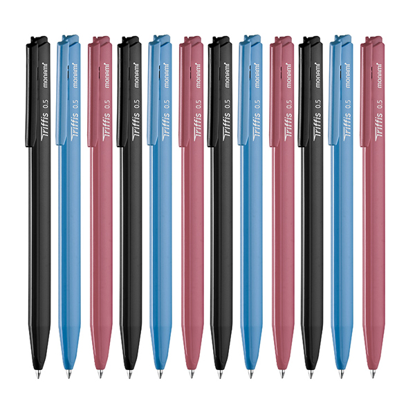 모나미 트리피스 0.5mm 유성볼펜 12자루