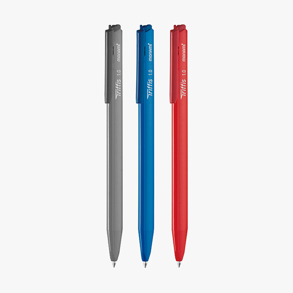모나미 트리피스 1.0mm 유성 볼펜 12자루