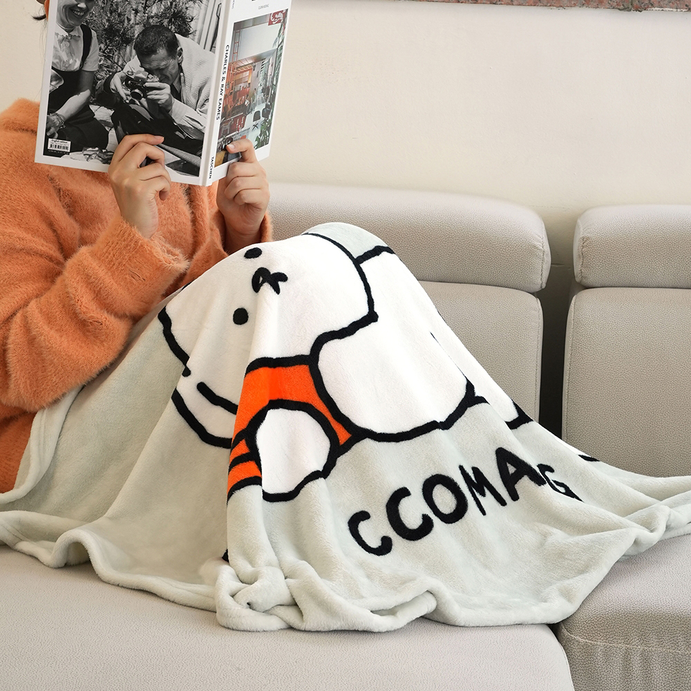 핑크풋 꼬망 따뜻한 담요 극세사