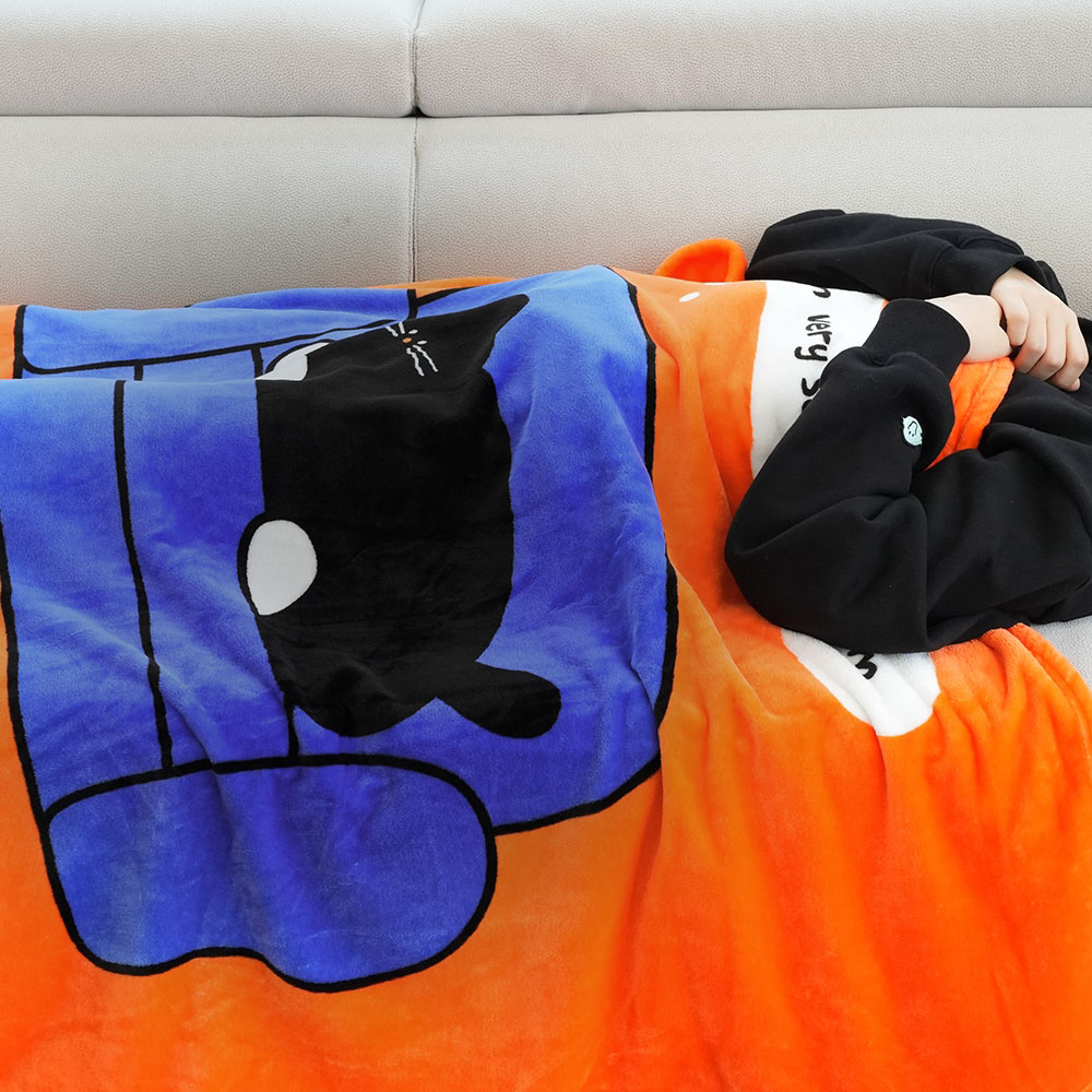 핑크풋 소파 냥냥 담요 극세사