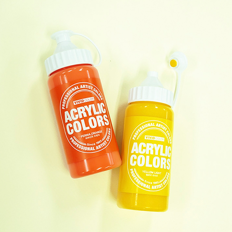 종이나라 비비드 아크릴 물감 220ml 대용량 낱색