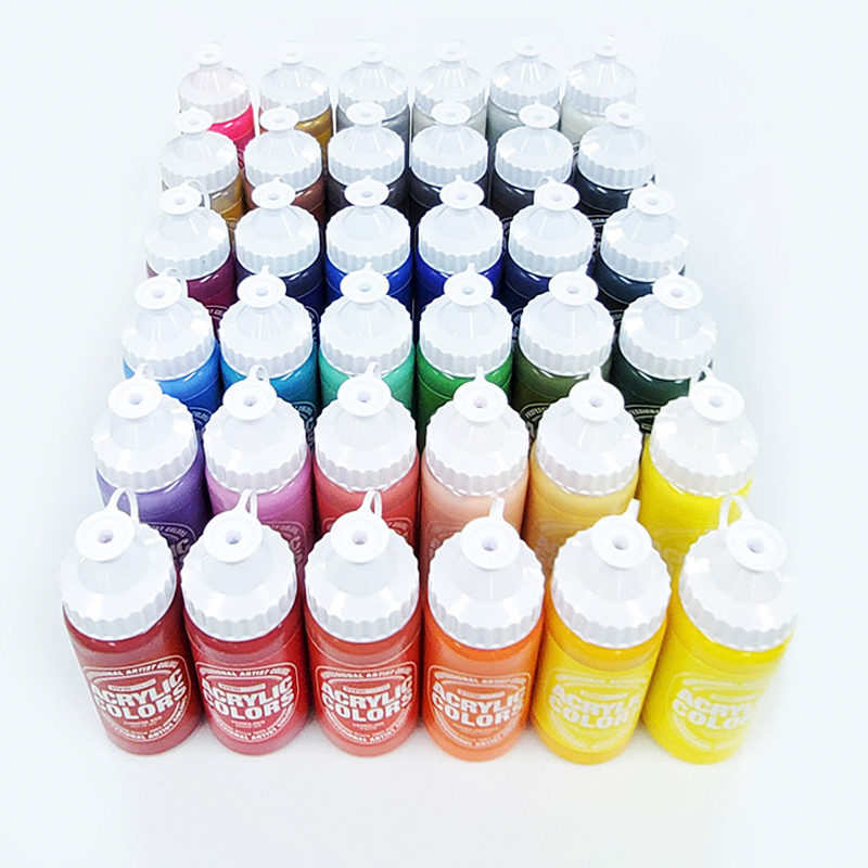 종이나라 비비드 아크릴 물감 220ml 대용량 낱색