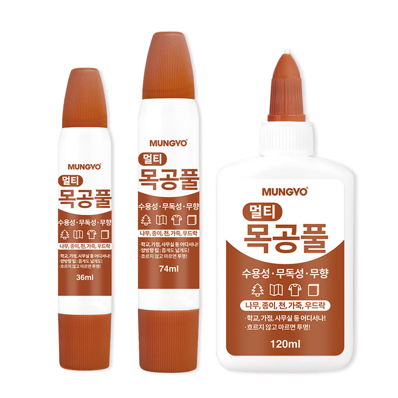 문교 멀티 목공풀 120ml 1갑 6개입