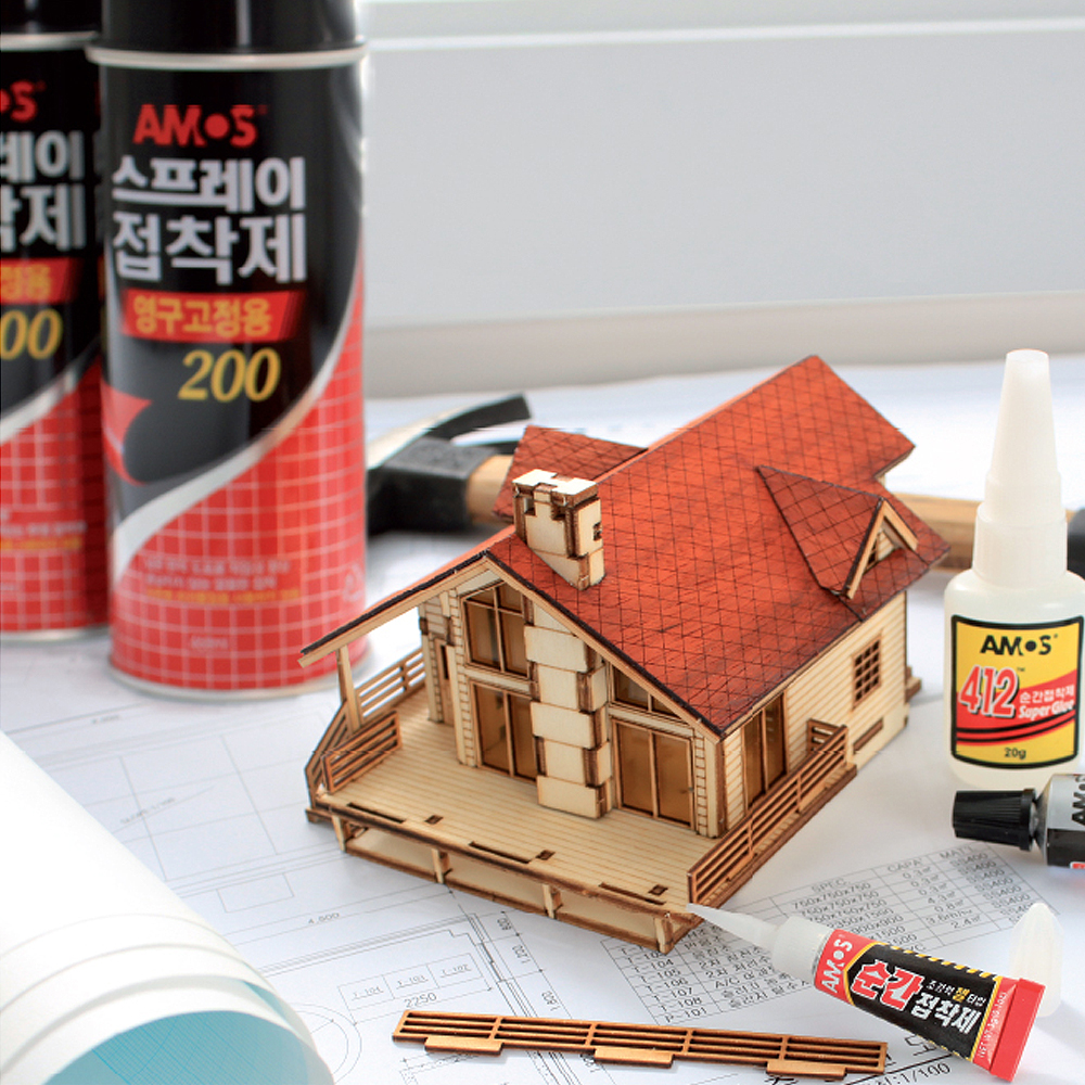 아모스 스프레이 접착제 200 영구고정용