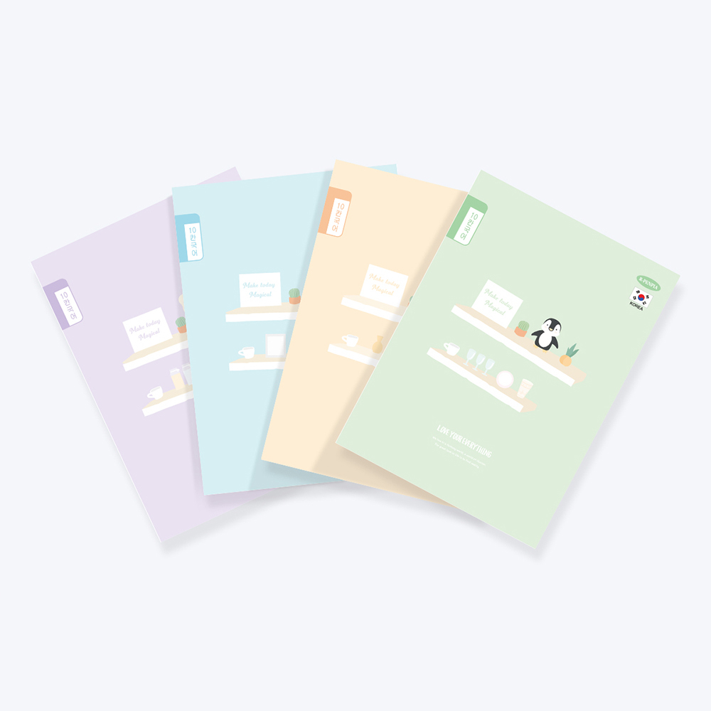 펜피아 1000 초등 제본노트 10칸 국어 10권